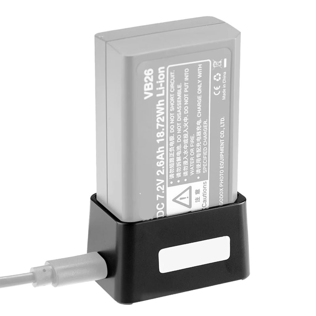 Godox VC26 USB Charger for Godox V1 Speedlight Flash Battery (Charger Only)