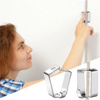 B97A-20 Pack Adjustable Picture Hanging Hook Rail Hanger Hooks For Art Hanging Systems And Other Picture Display Systems