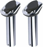 2X Stainless Steel Flush Mount Boat Fishing Rod Holder 30 Degree Rod Pod for Marine Boat