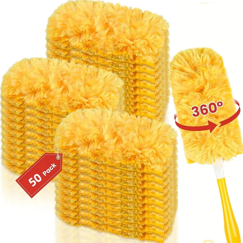 Single-sided 180 ° electrostatic precipitator for cleaning dust spider web cleaning disposable feather duster roof and desktop