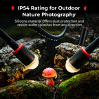 SmallRig RM 03 Macro Photography LED Light 5 Colors with Diffuser, Four-Leaf Barndoor Spotlight Stop Motion Animation Windproof