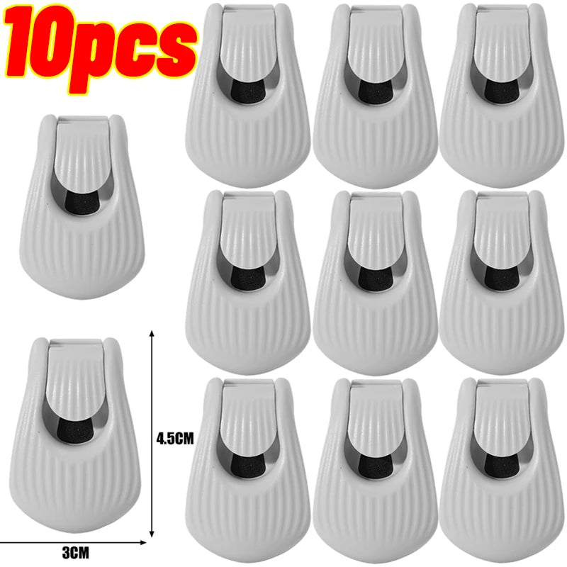 20/5Pcs Fishing Rod Holder Fixer Clip Fishing Pole Holder Compact Design Fishing Rod Fixer Fish Rod Holder Storage Accessories