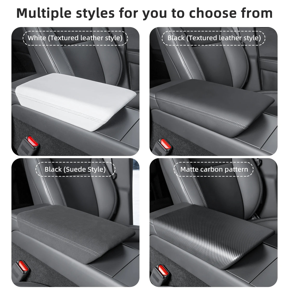 For Tesla Model 3 Highland Y Juniper Armrest Box Protect Cover Center Console Anti-Scratch 2026 2025 Car Accessories