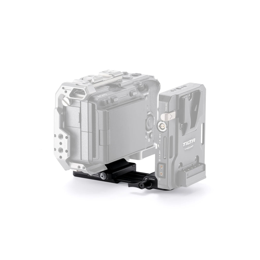 TILTA Mini PD V Mount Battery Plate Black TA-BTP4-V-B with USB-C P-Tap and 2-Pin Lemo