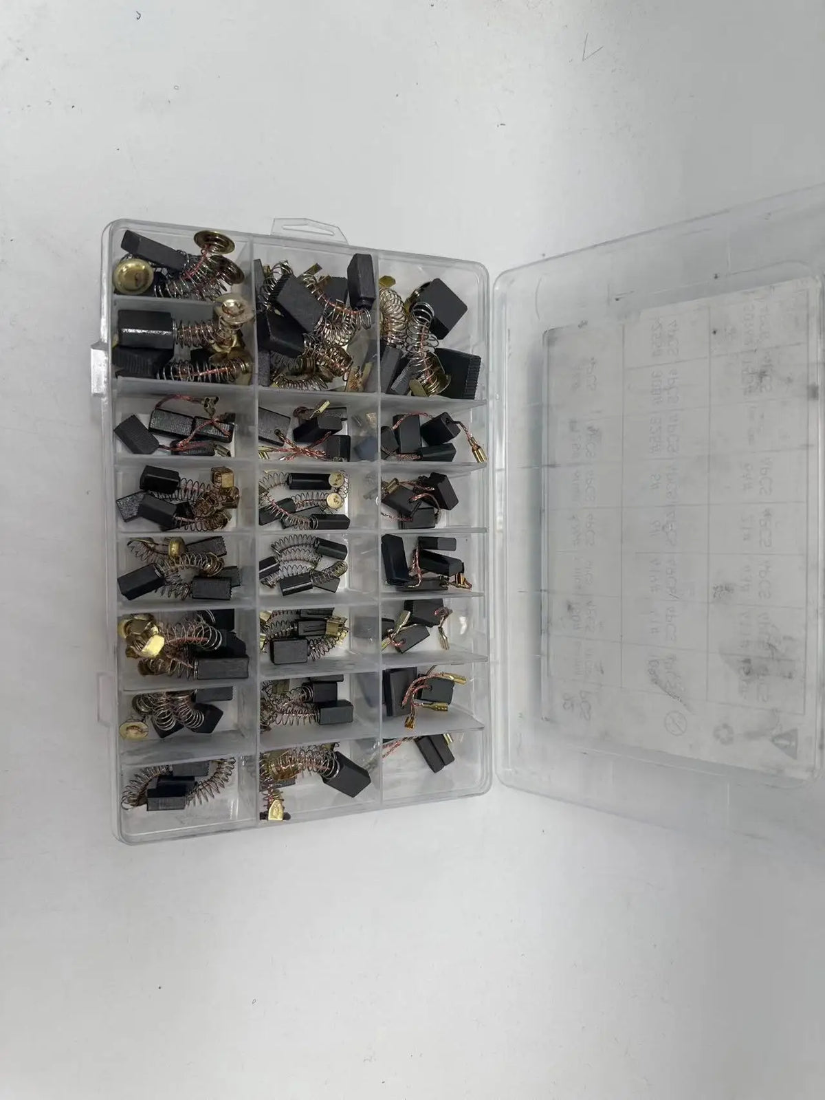 92 Pieces of Motor Carbon Brushes 23 Different Sizes of Carbon Brushes Are Used to Replace and Repair Power Tool Parts