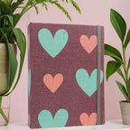 Linen Photo Album Book 200 Pockets 4x6 Inch, Printed Cover Styles, Beige/Green/Blue