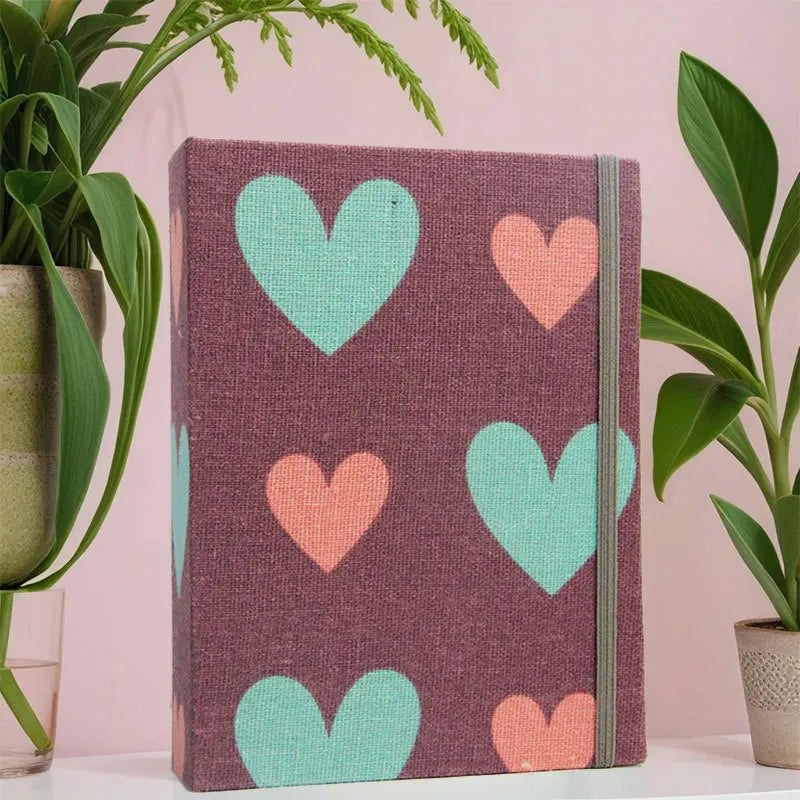 Linen Photo Album Book 200 Pockets 4x6 Inch, Printed Cover Styles, Beige/Green/Blue