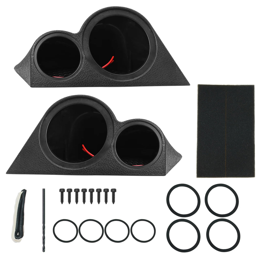 3.5inch Car audio Horn Holder Bracket Midrange Speakers Base 3-Way Frequency inverted Mold Bracket For Car DVD/CD Players Stand