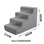 Pet Stairs Toys Cat Dog Ladder 2 3 4 Step Stairs for Dogs Puppy Ramp Detachable Sponge Pet Ladder Accessories