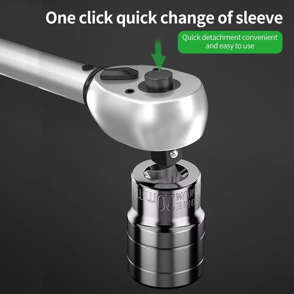 2.5-30N.m 10-120N.m 50-350N.m Torque Wrench 1/4 3/8 1/2 inch square head torque key ±3% High Accuracy Torque Wrench Professional