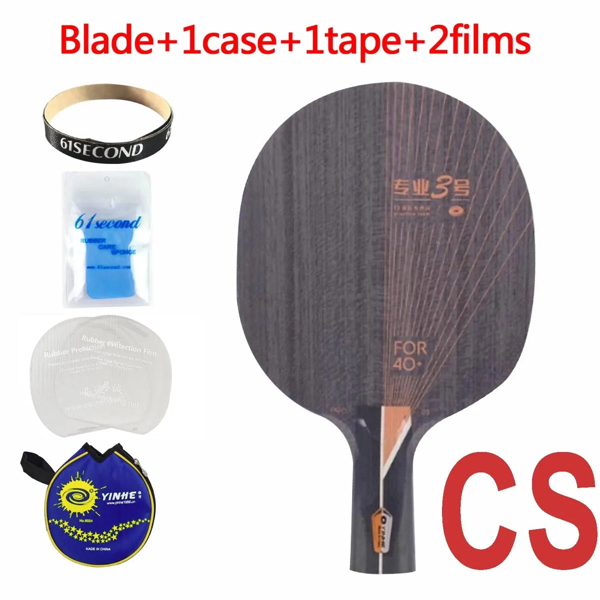 YINHE PRO-03 table tennis blade 5 wood+2 carbon loop middle and far table professional 03 table tennis racket ping pong