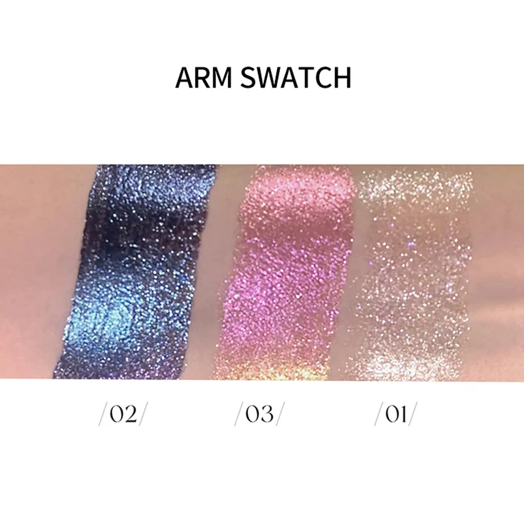 Girlcult Hallucination Liquid Eyeshadow,Fine Glitter Particles,Metallic Shine,Iridescent Shift,Eye Highlighting,Creative Makeup