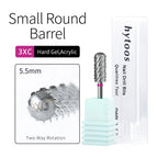 HYTOOS 5.35mm Safety Barrel Nail Drill Bit – Pro Gel Polish Removal Bit for Electric Nail Files Fast & Safe Acrylic & Poly Gel