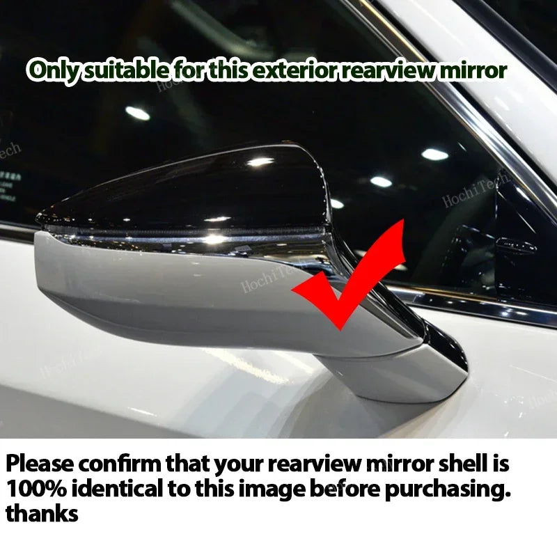 For Lexus ES IS LS LC RC RCF UX Car Accessories F SPORT style Glossy Black Side Mirror cover Caps