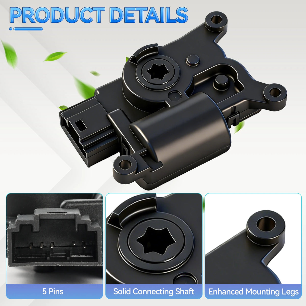 5Q0907511A HVAC heater blend door actuator for Audi A3 VW Golf Passat Tiguan Skoda