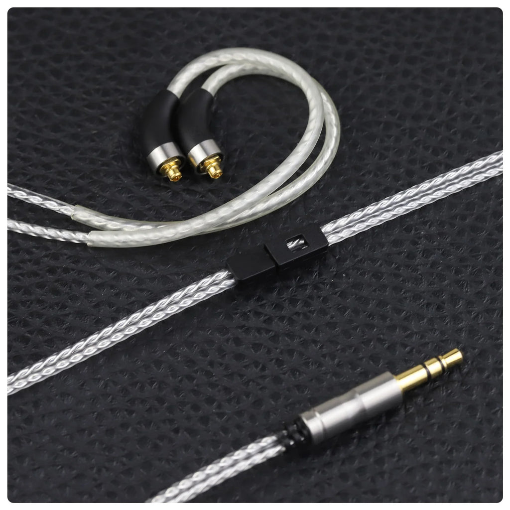 OKCSC IE900 HIFI Earphone MMCX 3.5mm Plug In Ear Monitor Headphones Sport Noise Cancelling Headset