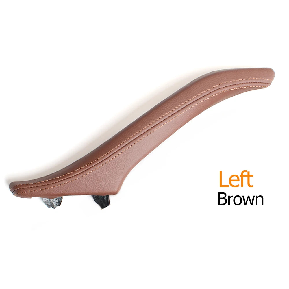 Left Right Interior Passenger Door Leather Pull Handle Assembly For BMW 5 Series F10 F11 F18 520i 523i 525i 528i 535i