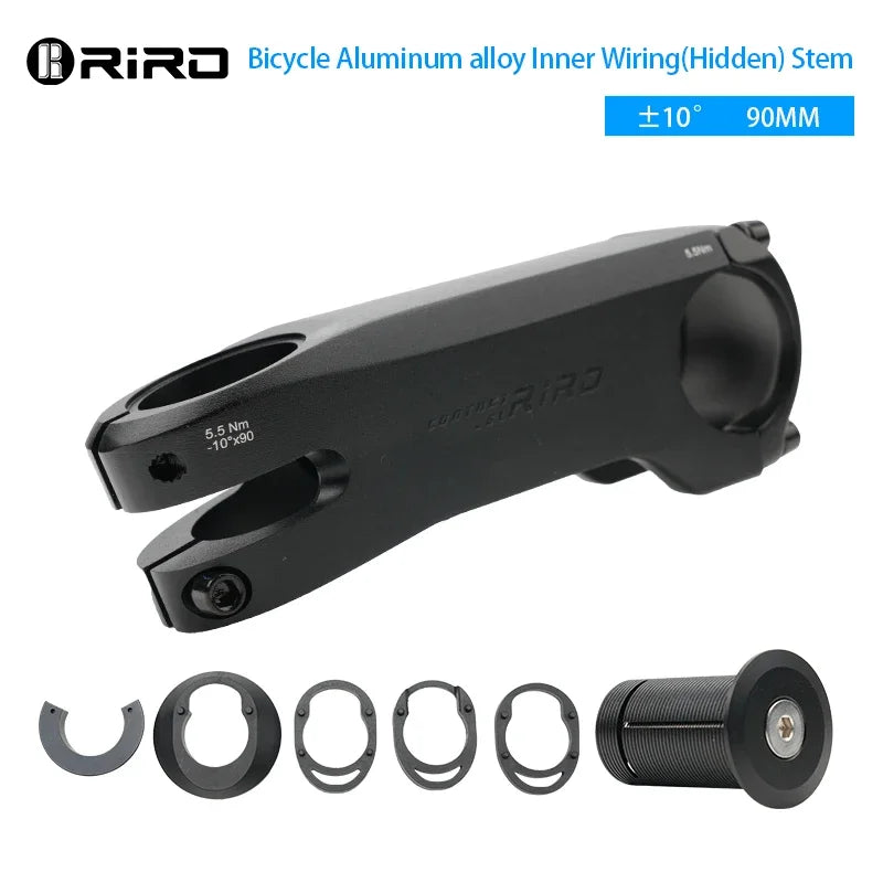RIRO Bicycle Stem 80mm 90mm 100mm Road MTB Bike Table 31.8mm Aluminum Alloy Handlebar Power Lightweight Mountain Bike Bridge