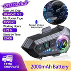 Y10 Bluetooth 5.3 Helmet Headset Wireless Hands-free Call Phone Kit Motorcycle Waterproof Earphone Music Player Speaker for Moto