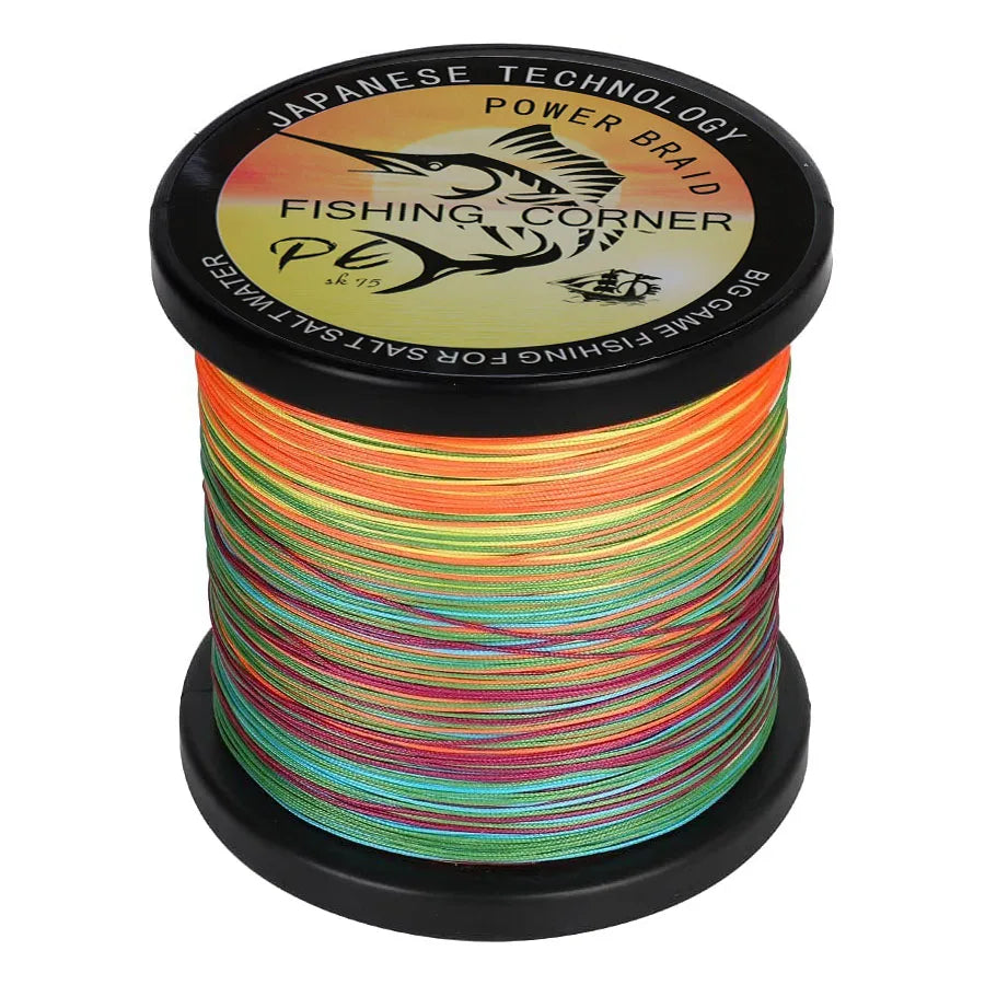 12 Strands 1000m Braided Line Multifilament 25-230LB Multicolor Super Strong Japan PE Line Saltwater Fishing Wire