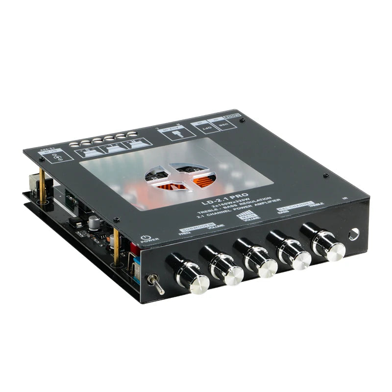 2.1 Channel Bluetooth Amplifier Board 320W with Bass/Treble Control, AUX, DC 12-32V