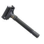 Adjustable Precision Men's Razor - Double Edge Safety Butterfly Brass Metal Handle for Beard & Mustache Grooming With 5 Blades