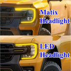 Yellow White Blue Amber Red Angel Eyes DRL LED Boards For Ford Ranger T9 Matrix 2024 2025 Daytime Running Light Chips Module