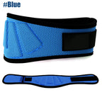 Weightlifting Belt Lumbar Back Support Waist Brace for Squats, Black/Blue/Gray/Rose Red S-XXL