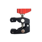 Super Clamp Camera Clamp Mount Monitor 360° Ballhead Magic Arm Double Ball Head Adapter with 1/4"-20 & 3/8"-16  For video