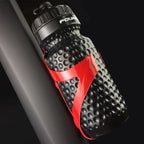Carbon Fiber Bicycle Water Bottle Cage Holder, One-Piece High Strength, Glossy/Matt Black, Red, White