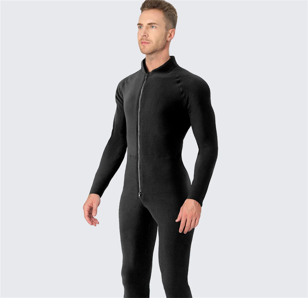 Dry Diving Polar Fleece Liner One Piece Suit Wetsuit Accessories Men Women Thermal Underwear