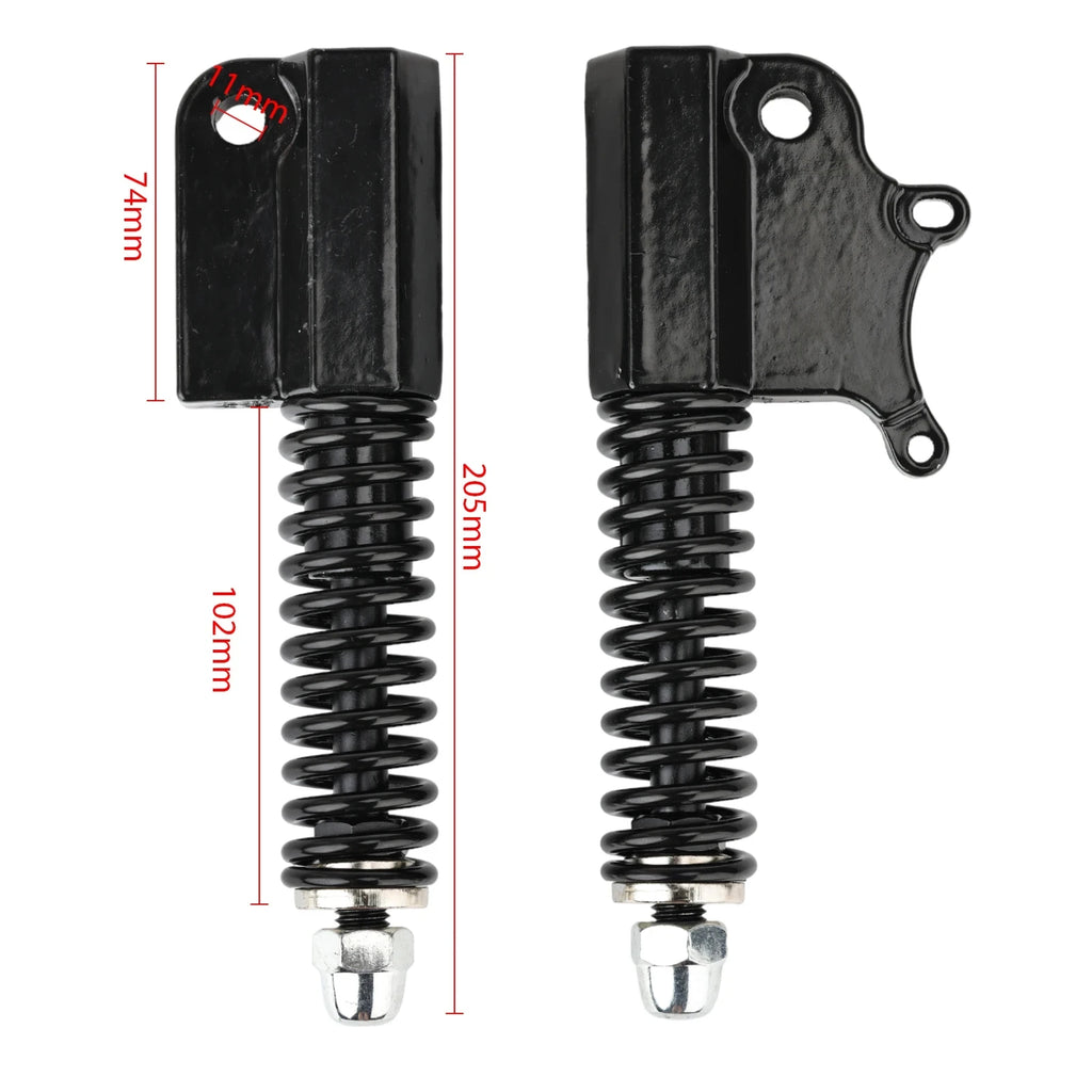 10 Inch Front Shock Absorber Suspension For Kugoo M4 Electric Scooter Spring Rebound Damping Left and Right Parts