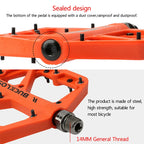 BUCKLOS Pedals DU Bearing Bicycle Pedal Platform Ultralight Nylon Road Mountain Bike Pedal Non-slip MTB Flat Pedals Bicycle Part