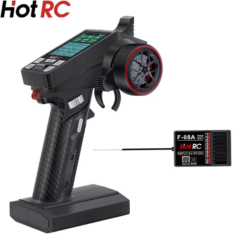 Hot RC CT-8A 2.4G 8-Channel Radio System Remote Control Transmitter With F-08A Receiver For Climbing Drift Vehicle RC CAR TANK