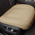 1PCS Nappa Leather Car Seat Cover Full Wrap Bottom Car Seat Cushion Durable Anti-Slip Driver Car Seat Protector Accessories