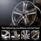 Car Wheel Rim Scratch Repair Paste, Aluminum Alloy Rim Touch-Up Paint, 1 Bottle