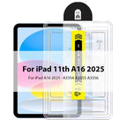 2pcs Easy to Install HD Tempered Glass Screen Protector For iPad Pro 13 12.9 M4 Air 11 M3 M2 5 4 Mini 6 7 9 9th 10 10th A16 Film