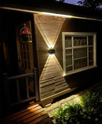 Solar Wall Lamp Led Outdoor Waterproof Decoration Garden Lamp Up And Down Luminous Lighting for Wall Porch Balcony Garden Street