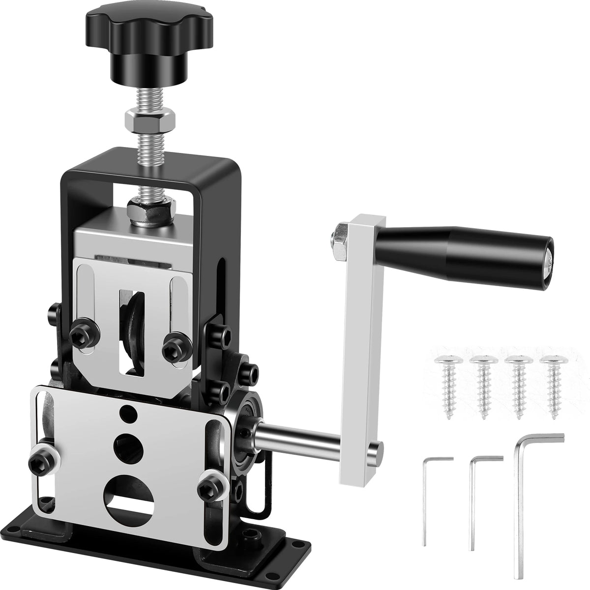 1-70mm Manual Wire Stripper Tool, Hand Crank or Drill Powered Copper Wire Peeler