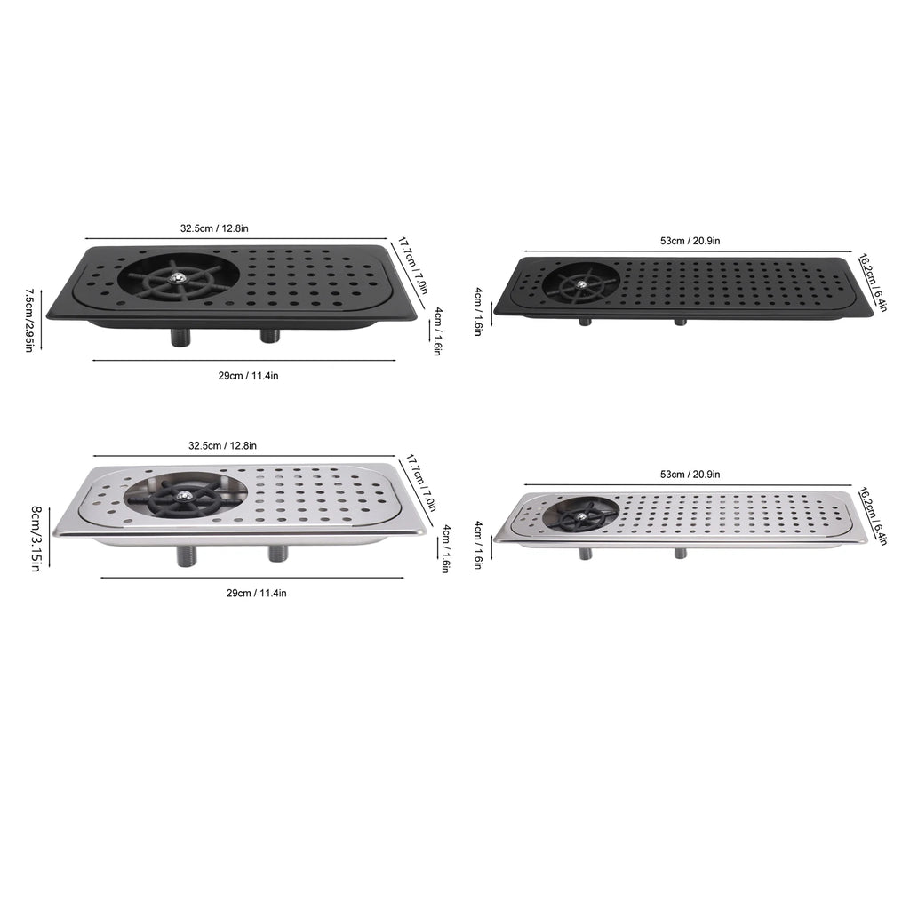 Pitcher Rinser Cup Washer Glass Sink Rinser Water Saving Easy To Install High Pressure Washing with Drip Tray for Coffee Shop