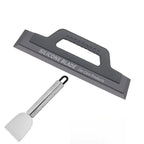 Stainless Steel Cleaning Scraper Glue Remover, Silver 16.5 x 4.1cm, 1pc