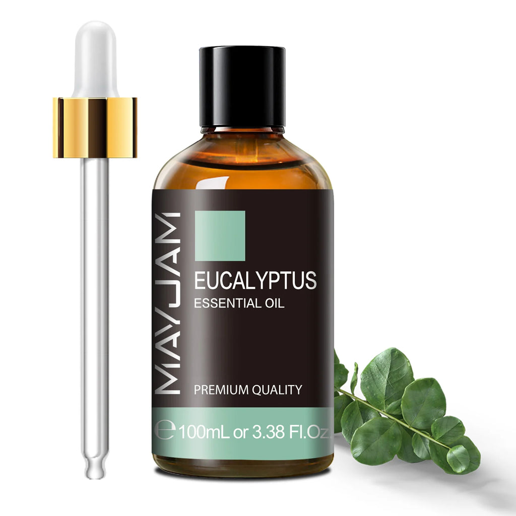 100ML Pure Plant Essential Oil Mint Bergamot Patchouli Citronella Lemongrass Chamomile Cedarwood For Reed Diffuser Humidifier