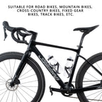HUALONG Bike Water Bottle Holder Nylon Add Carbon Fiber Water Bottle Cage Road MTB Gravel Bikes Bicycle Water Bottl Drink Cup Ho