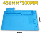 ESD Insulation Heat-resistant Repair Silicone Pad for Parts and Tool Storage Welding BGA Soldering Station Repair Work Pad Tool