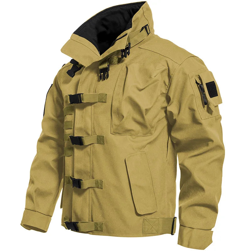 Lynjacye Motorcycle Bomber Jacket Cotton Stand Collar Patch Flight Coat Men Women
