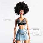 Xianxian Doll Clothes Suit 1/6 Anime BJD Trend 32cm Supermodel Doll Clothe Accessories Cyberpunk Series Girls DIY Toys Collector