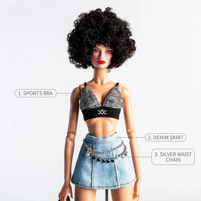 Xianxian Doll Clothes Suit 1/6 Anime BJD Trend 32cm Supermodel Doll Clothe Accessories Cyberpunk Series Girls DIY Toys Collector