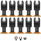 10/50Pcs Oscillating Saw Blades 44MM Multitool Blades Sharp Oscillating Saw Blades Fast Cutting Wood PVC Cutter Saw Blades