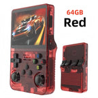 Retro R36S Handheld Video Game Console 3.5 Inch IPS Screen 128GB Preloaded Games Portable Pocket Player Linux System