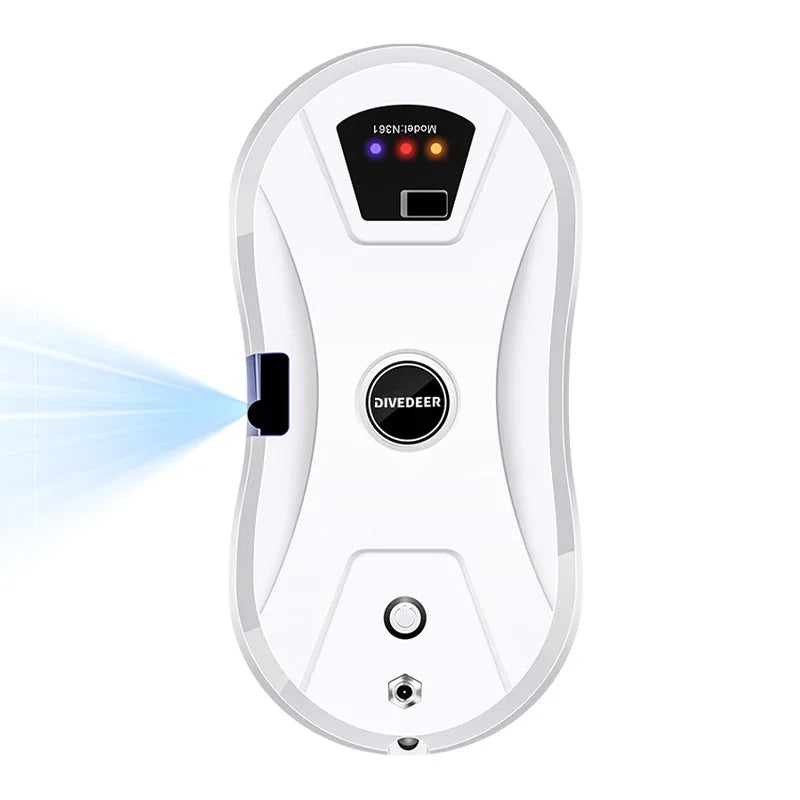 DIVEDEER Home intelligent cleaning robot with automatic water spraying function, anti drop magnetic glass cleaning machine